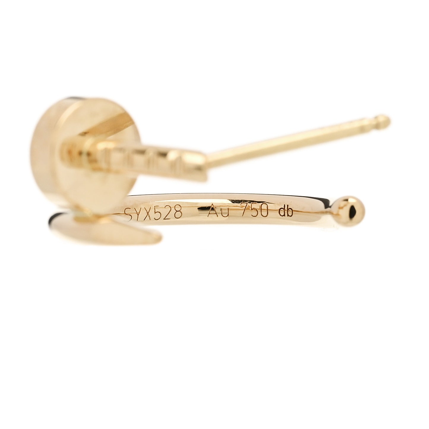18K Yellow Gold Juste Un Clou Hoop Earrings