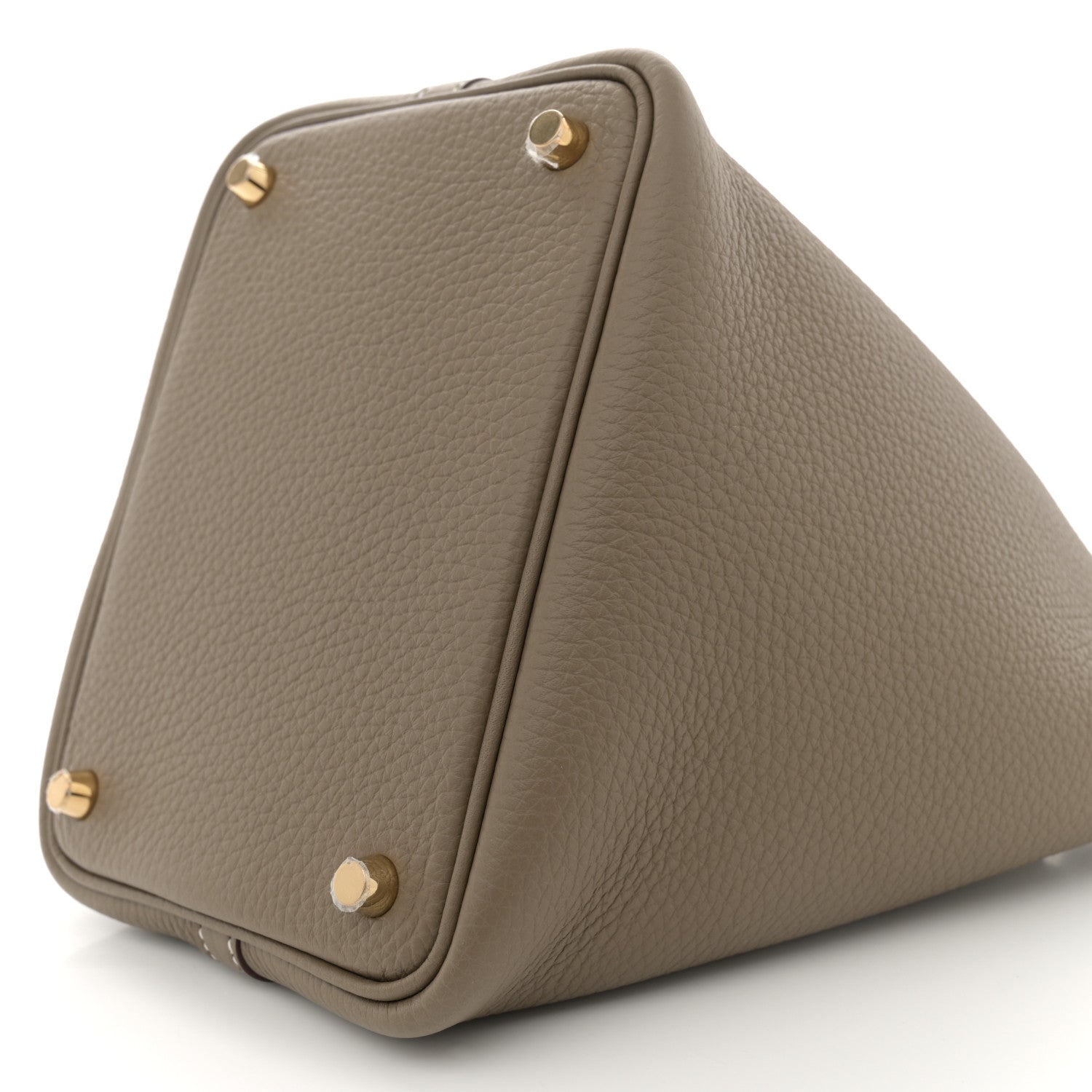 Hermes Taurillon Clemence Picotin Lock 18 PM Etoupe 10 of 11