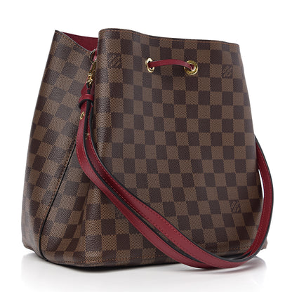 Louis Vuitton Damier Ebene Neonoe MM Cherry Berry 2 of 8