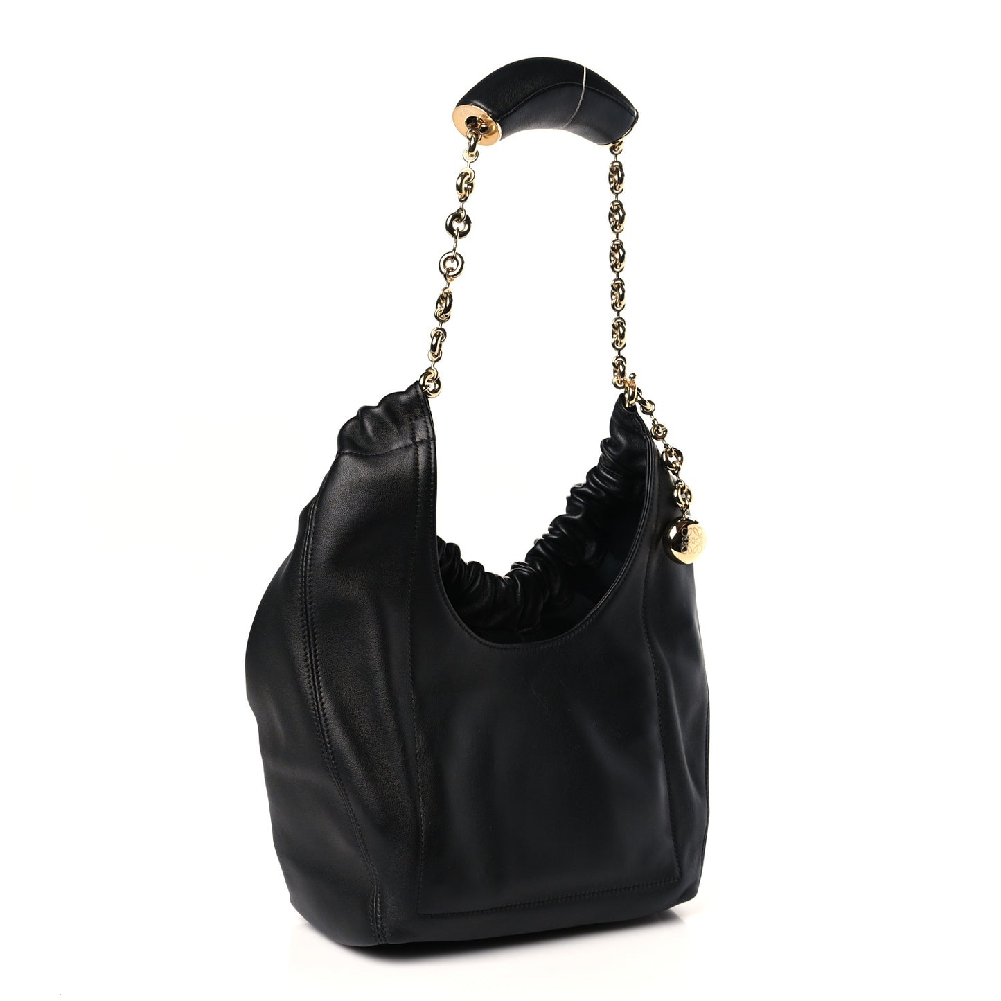 Nappa Small Squeeze Bag Black