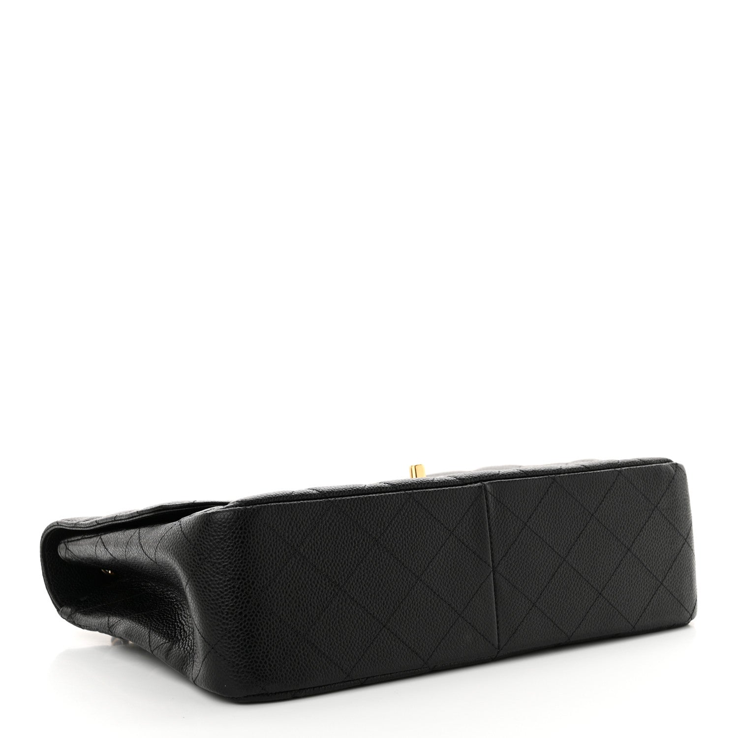 Chanel Caviar Quilted Jumbo Single Flap Black 4 of 10