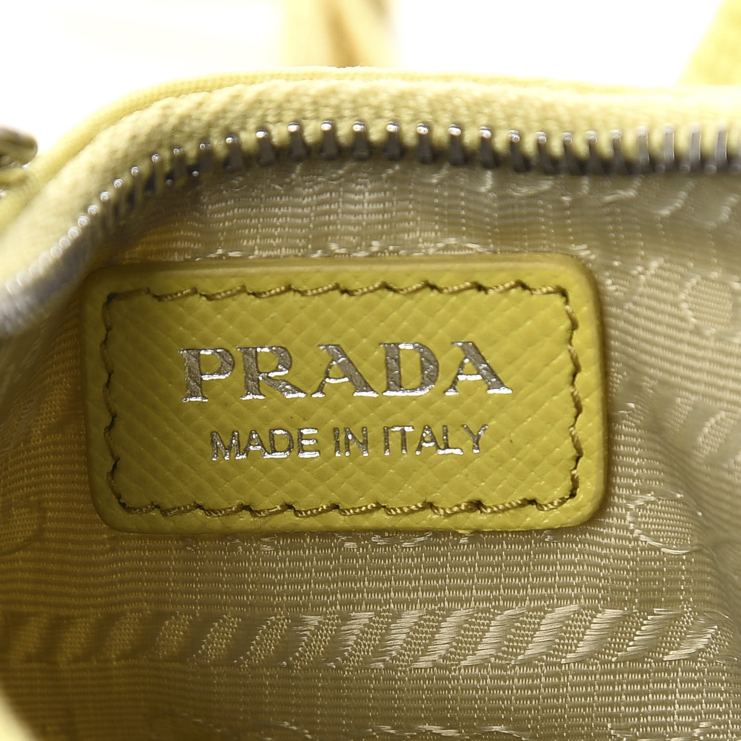Tessuto Nylon Saffiano Mini Re-Edition 2000 Shoulder Bag Ananas