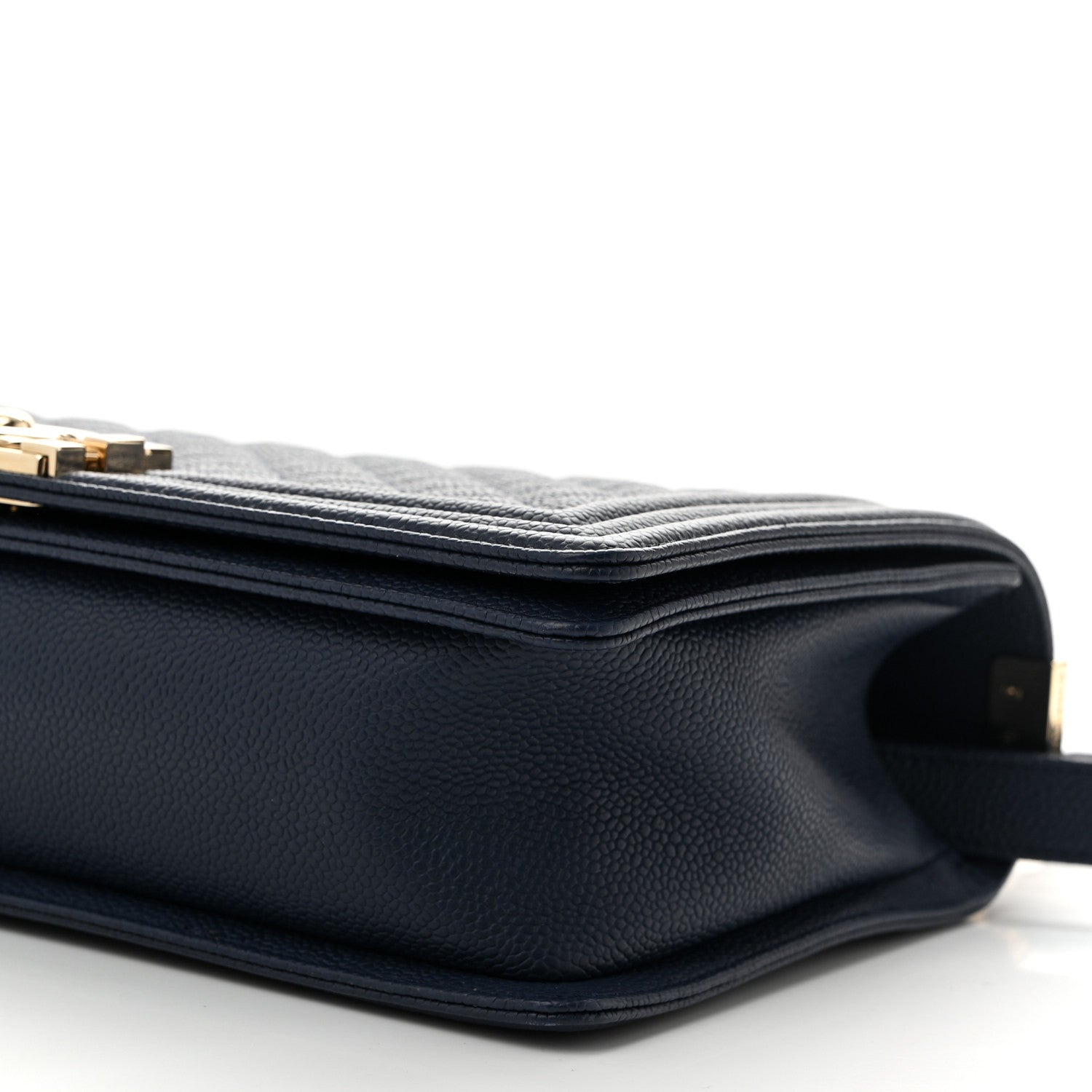 Chanel Caviar Quilted New Medium Boy Flap Navy 10 of 10