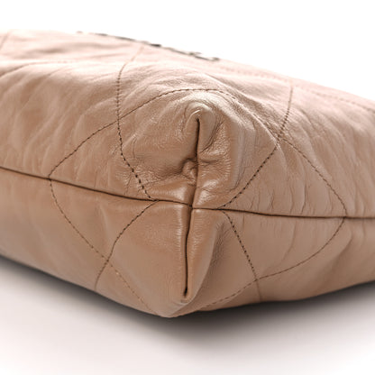 Chanel Shiny Calfskin Quilted Small Chanel 22 Beige 11 of 11