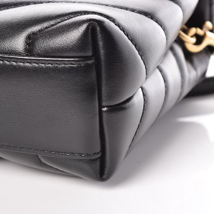 Saint Laurent Calfskin Y Quilted Monogram Toy Loulou Crossbody Bag Black 10 of 10