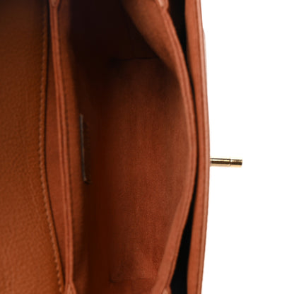 Louis Vuitton Grained Calfskin Lockme Oxford Cognac 5 of 10