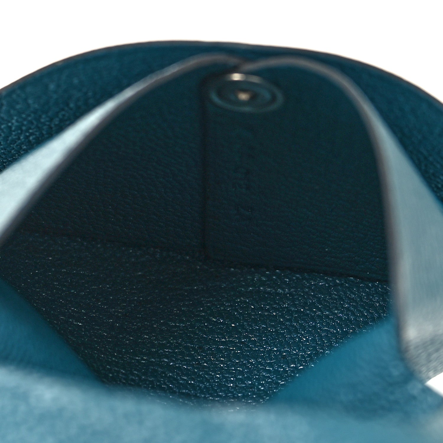 Hermes Chevre Mysore Bastia Coin Purse Vert Bosphore 5 of 6