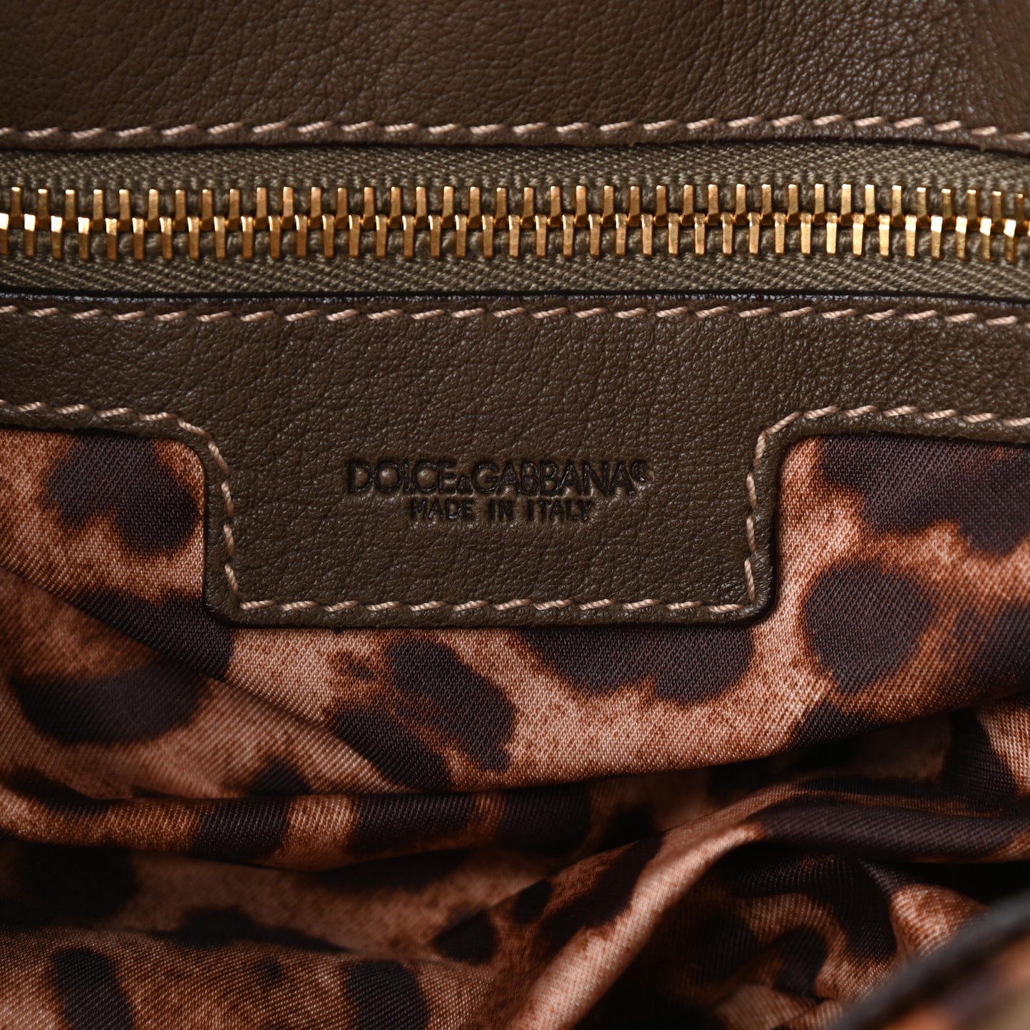Grained Calfskin D Ring Hobo Flap Brown