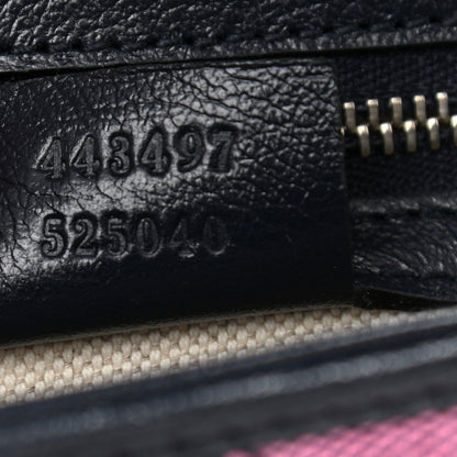 Gucci Monogram Multicolor Matelasse Diagonal Small GG Marmont Shoulder Bag Light Blue Pink Blue Green Red 7 of 12