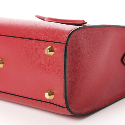 Alexander McQueen Grained Calfskin Heroine Shoulder Bag Red 7 of 12