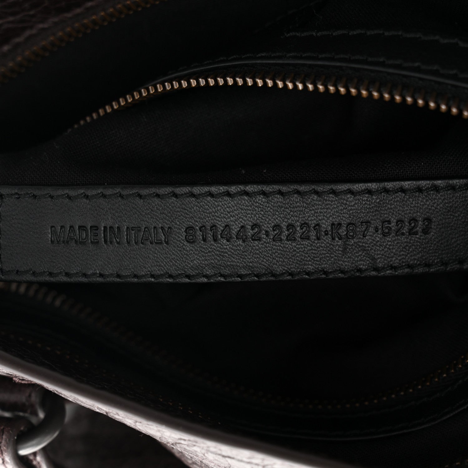 Balenciaga Agneau Arena Classic Hardware Small Le City Espresso 7 of 10