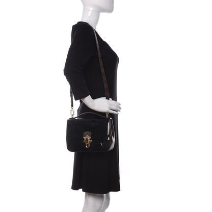 Louis Vuitton Patent Calfskin Monogram Cherrywood BB Black 2 of 10