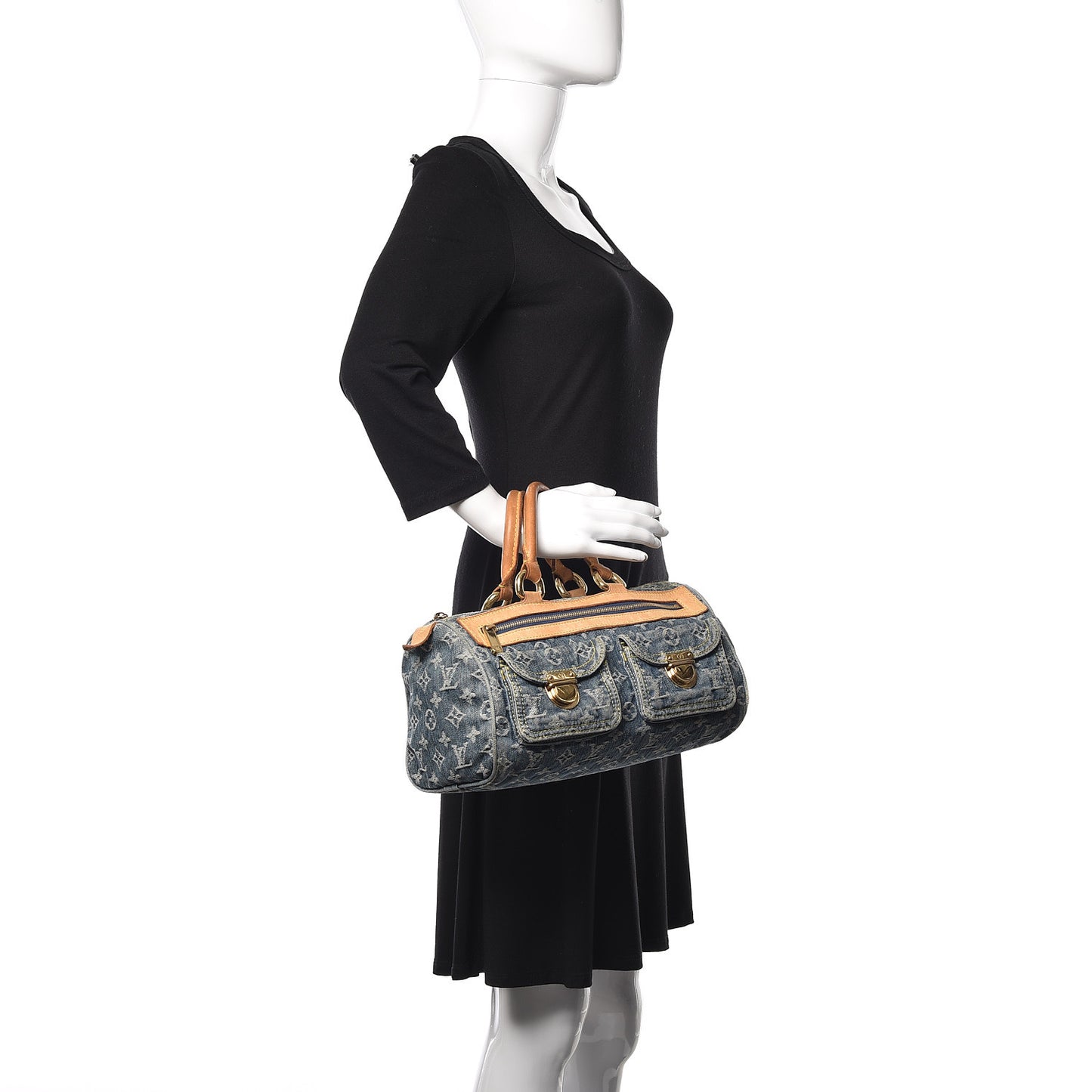 Monogram Denim Neo Speedy Blue