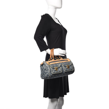 Louis Vuitton Monogram Denim Neo Speedy Blue 2 of 29