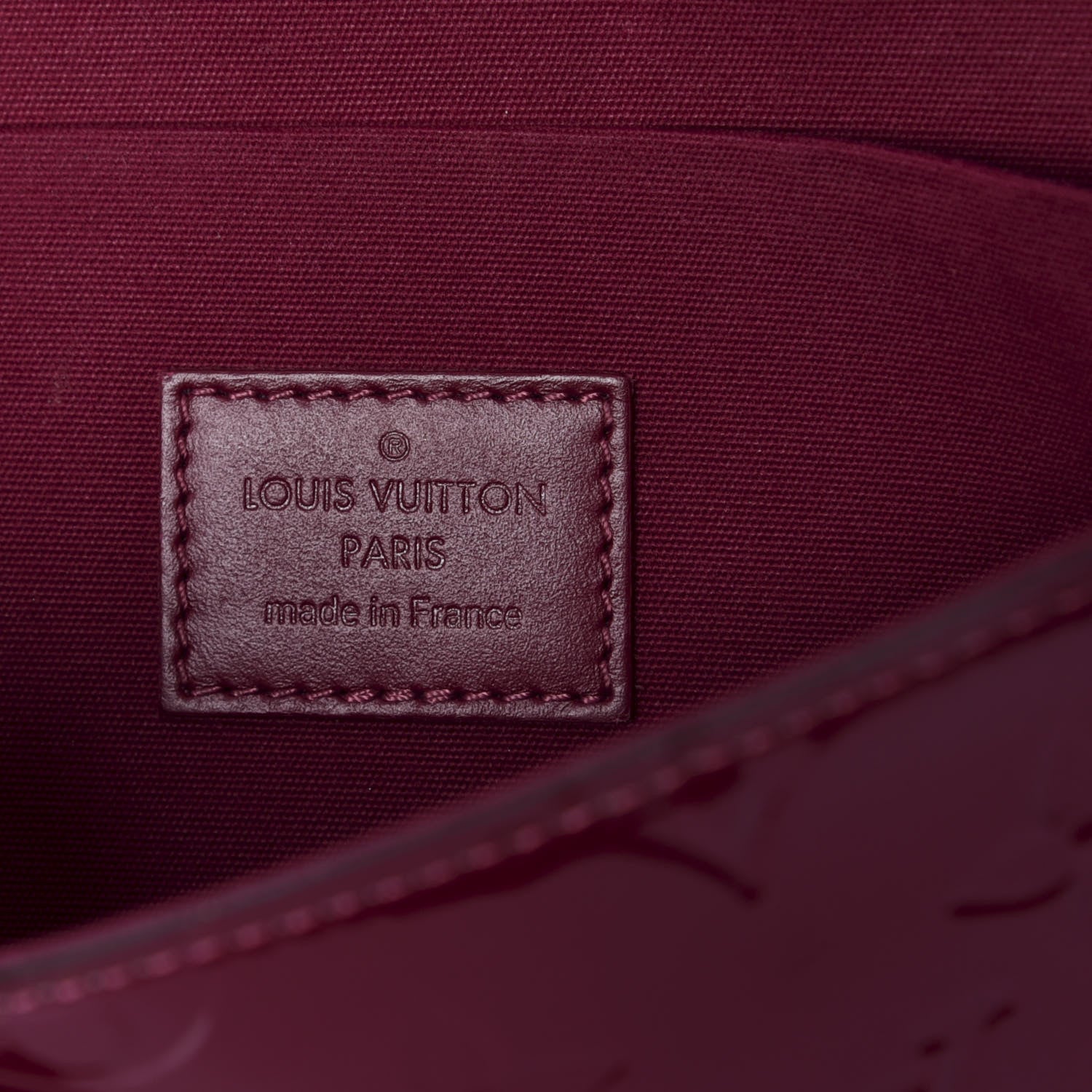 Louis Vuitton Vernis Felicie Chain Wallet Magenta 6 of 9