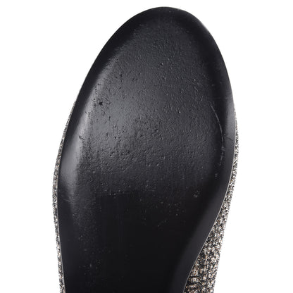 Chanel Fantasy Tweed CC Mocassin Loafers 38.5 Pink Black 10 of 11
