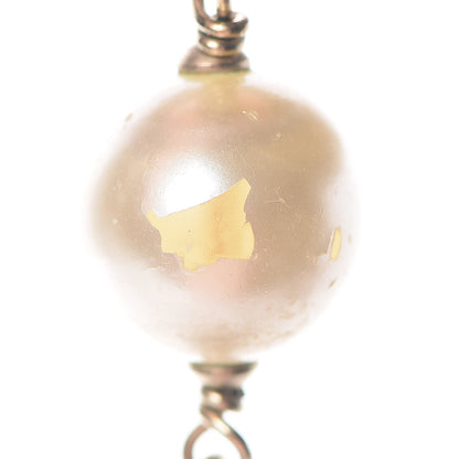 Chanel Pearl Bead Enamel CC Long Necklace Black Gold 8 of 10