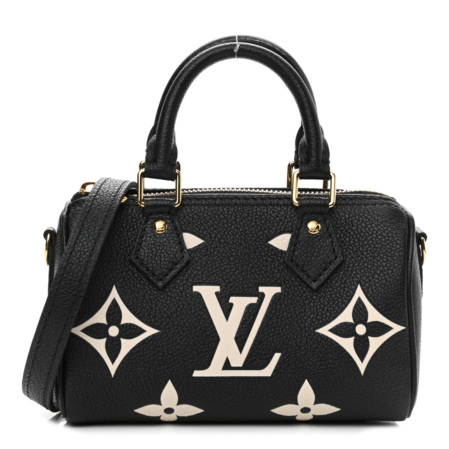 Louis Vuitton Empreinte Monogram Giant Nano Speedy Black Beige 1 of 9