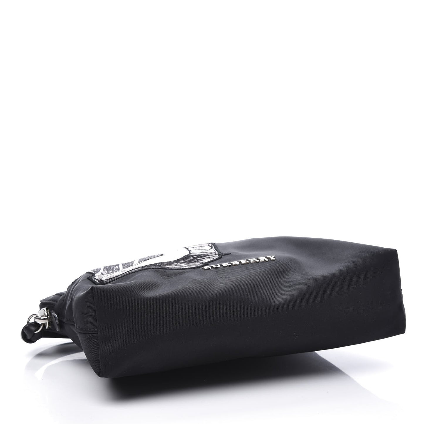 Nylon Pallas Head Zip Pouch Black