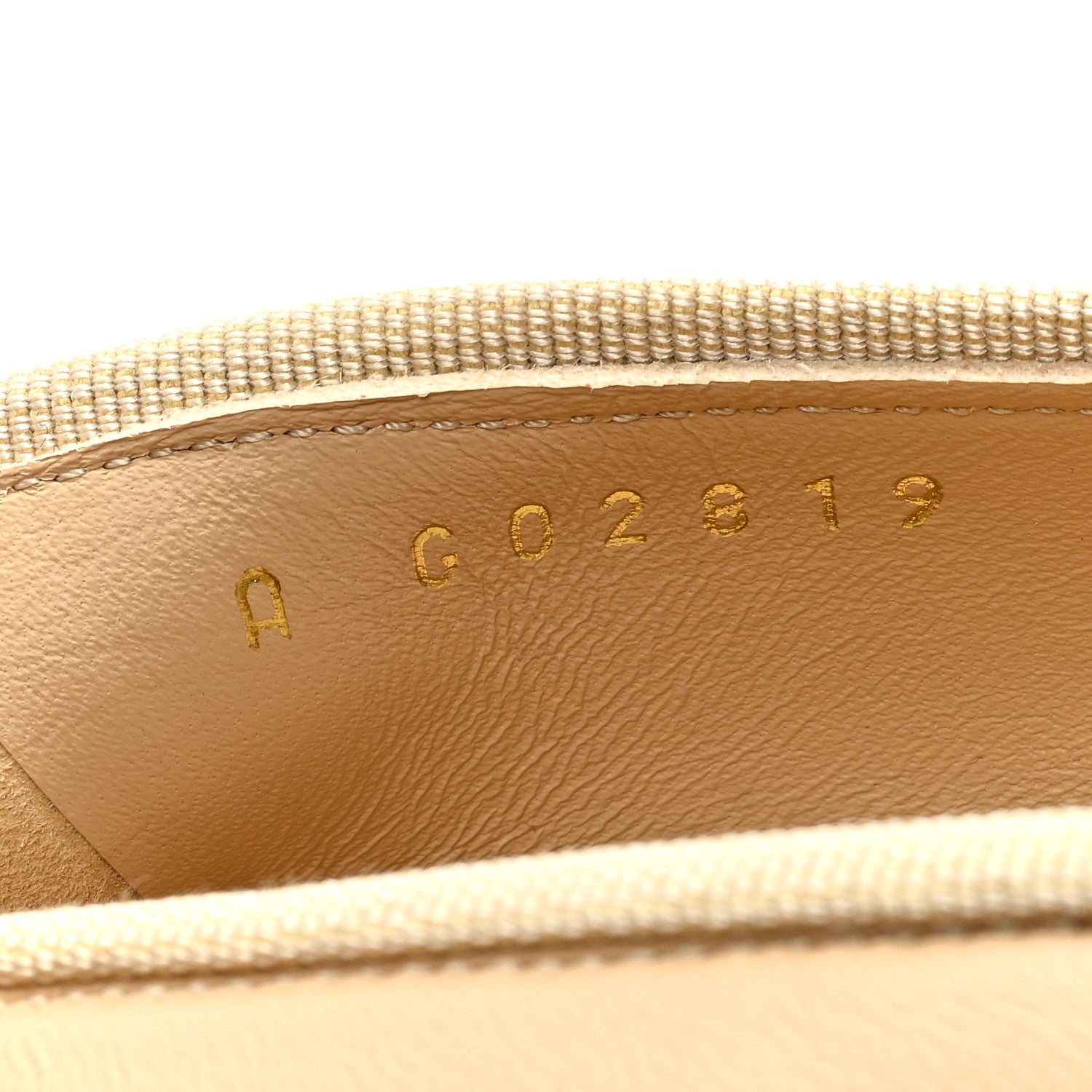 Chanel Lambskin Cap Toe CC Ballerina Flats 38.5 Beige Black 8 of 8