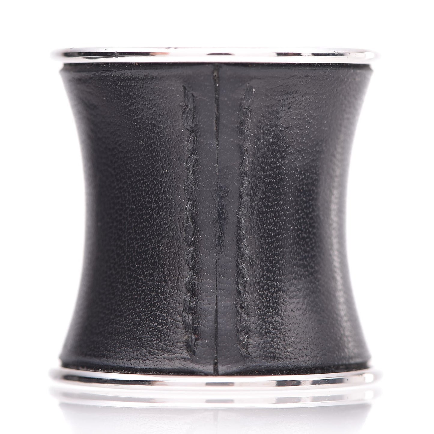 Lambskin Scarf Ring Black