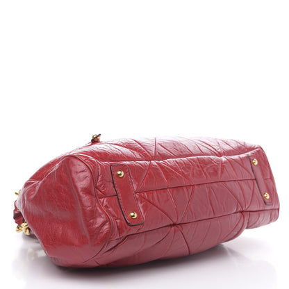 Marc Jacobs Lambskin Quilted Stam Red 5 of 14
