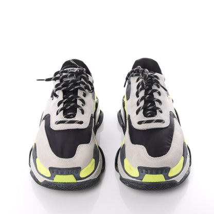 Balenciaga Nylon Suede Mens Triple S 2.0 Sneakers 41 Gris Black Jaune Fluo 5 of 10