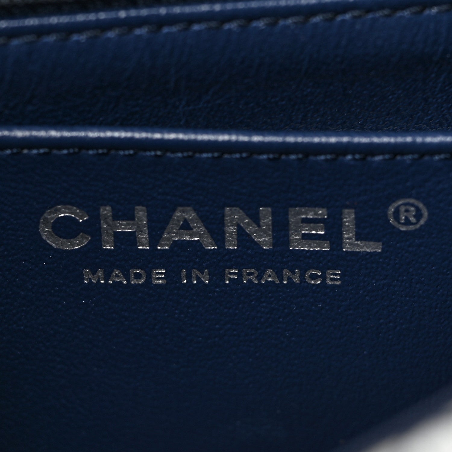 Chanel Jersey Quilted Graffiti Reissue Mini Flap Navy Blue 6 of 9
