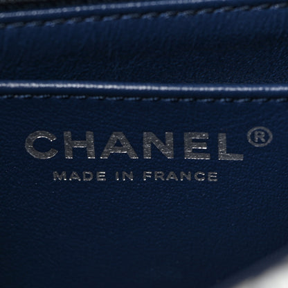 Chanel Jersey Quilted Graffiti Reissue Mini Flap Navy Blue 6 of 9