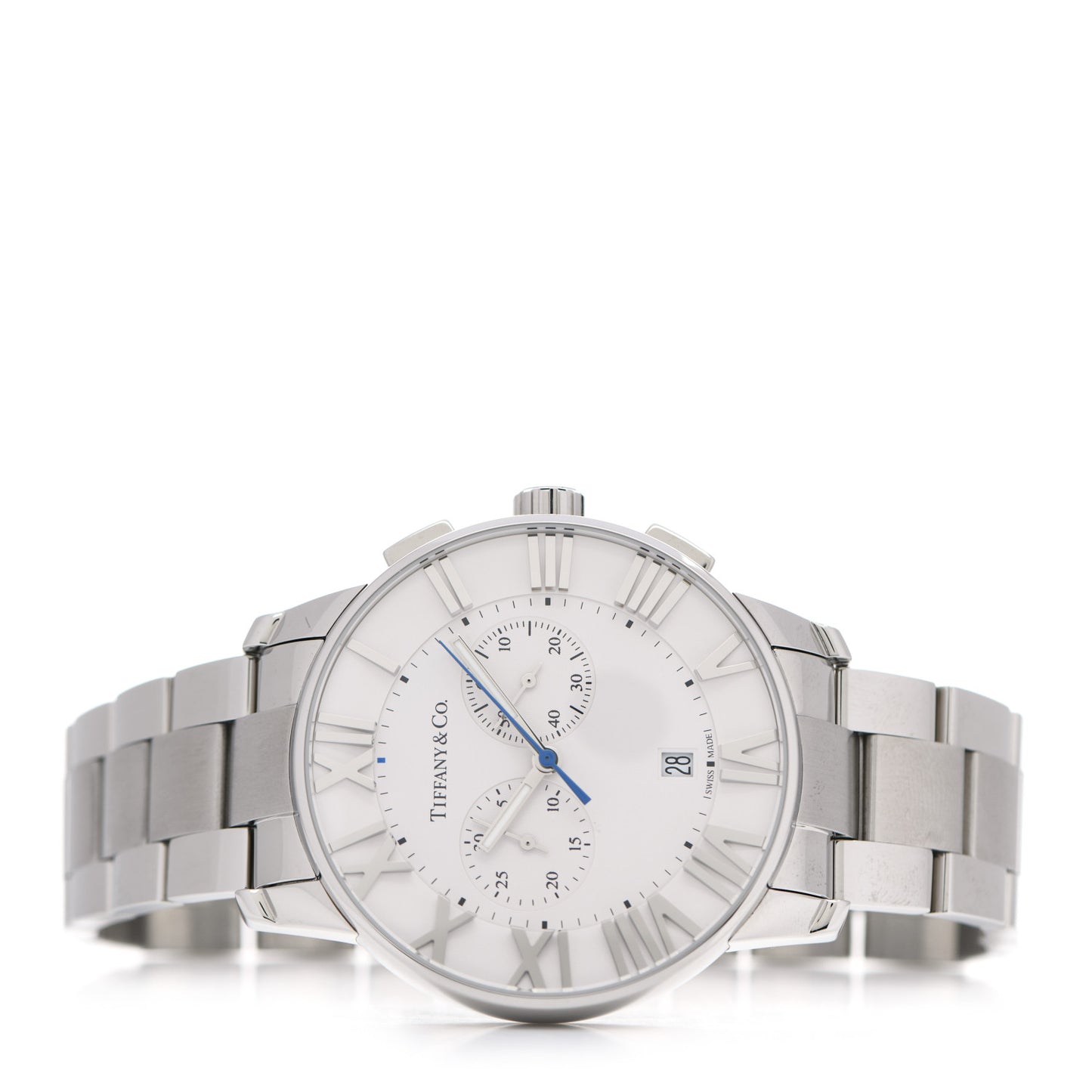 Stainless Steel 42mm Atlas Chronograph Quartz Watch