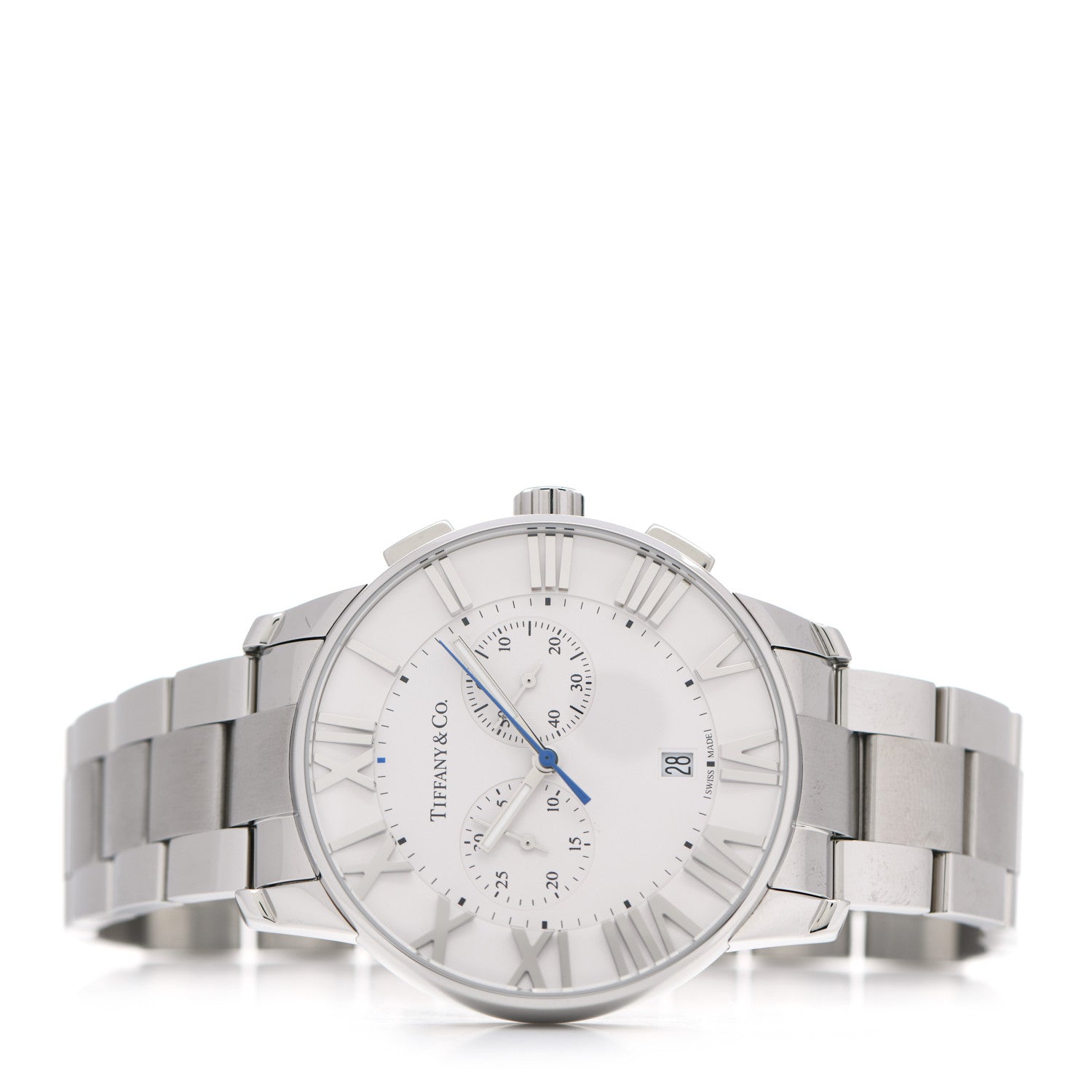 Tiffany Stainless Steel 42mm Atlas Chronograph Quartz Watch 2 of 5