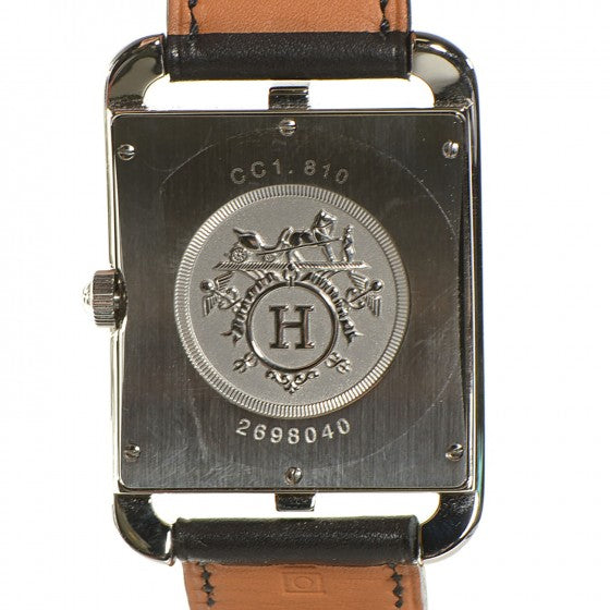 Stainless Steel Barenia 33mm Cape Cod Quartz Watch Noir