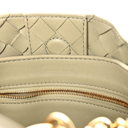 Bottega Veneta Nappa Intrecciato Small Andiamo With Chain Shoulder Bag Travertine 6 of 9