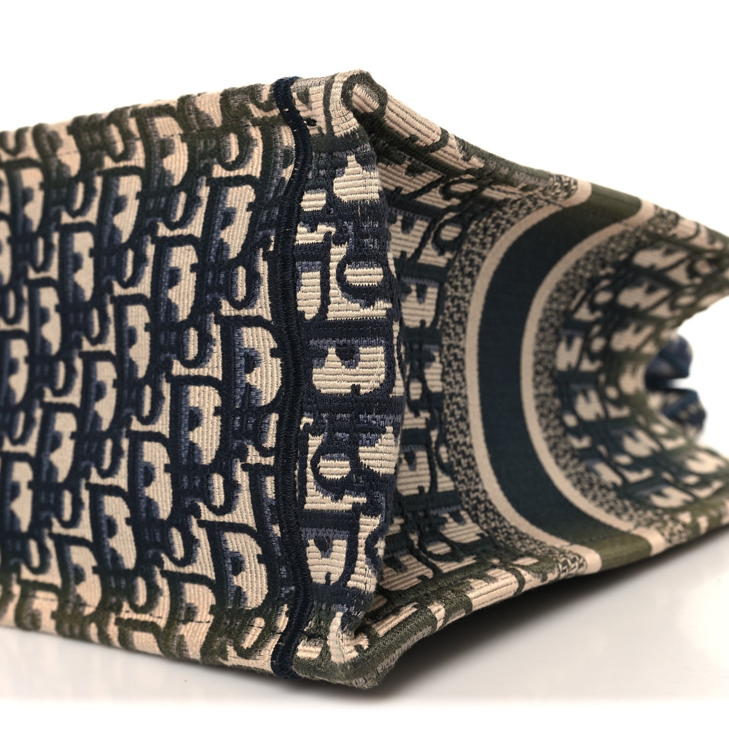 Oblique Small Book Tote Blue Multicolor