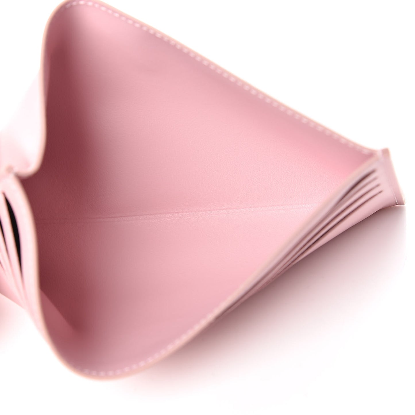 Calfskin Felicie Card Holder Insert Rose Ballerine