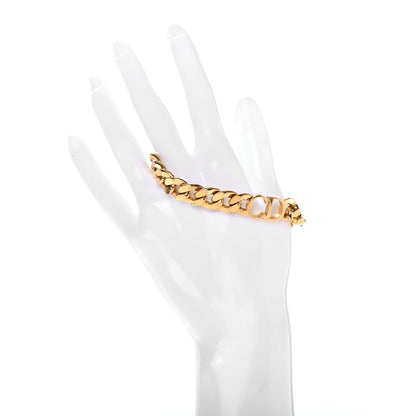 Christian Dior Metal Danseuse Etoile Chain Bracelet Gold 2 of 4