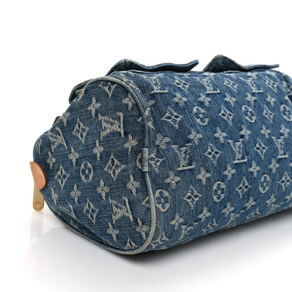 Louis Vuitton Monogram Denim Neo Speedy Blue 8 of 13