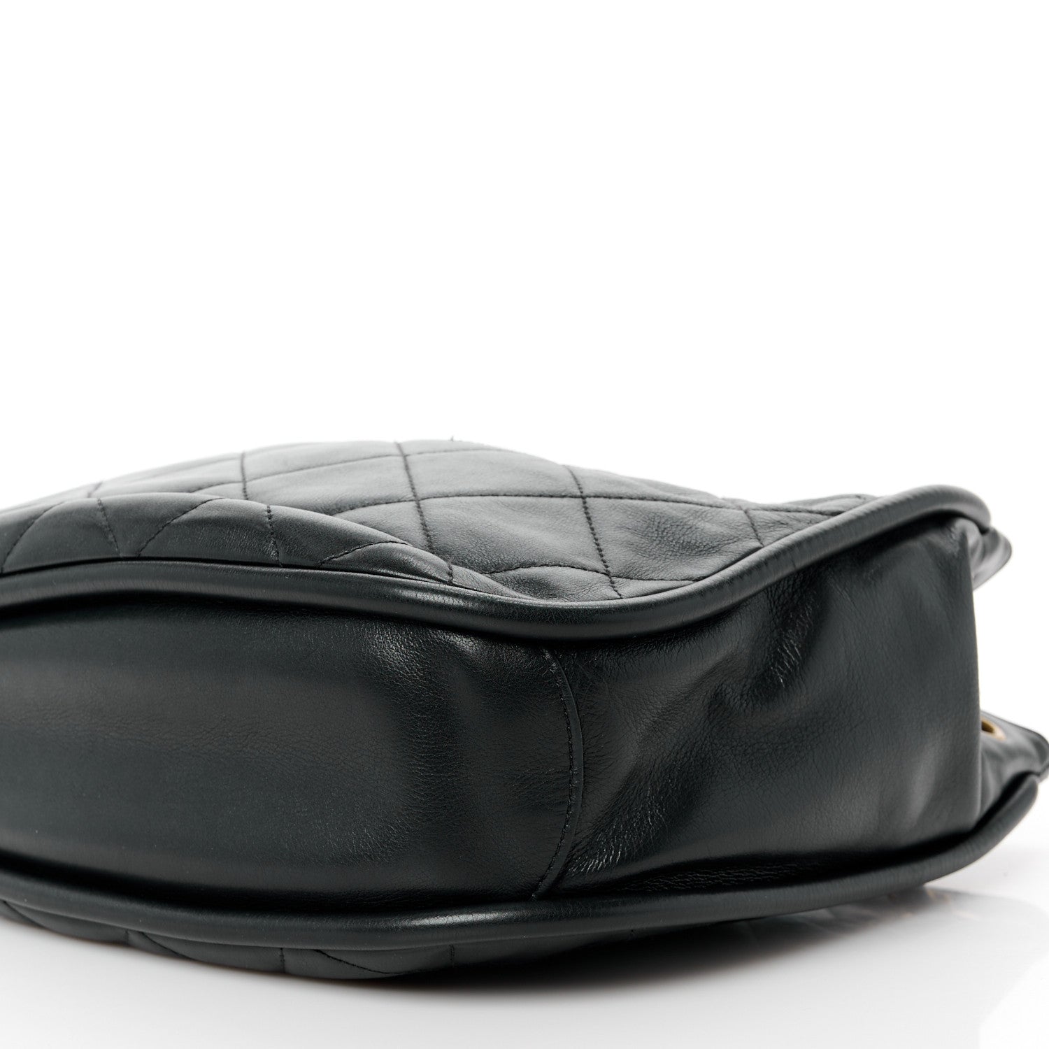 Chanel Shiny Lambskin Quilted Fashion Therapy Hobo Black 12 of 13