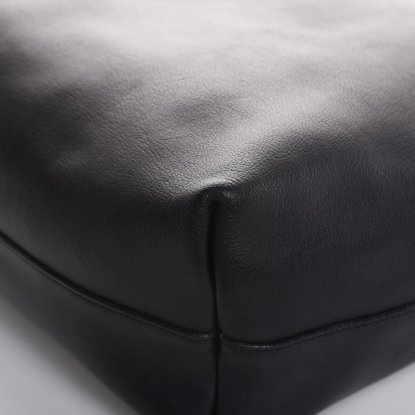 Calfskin Large Shopping Tote Black