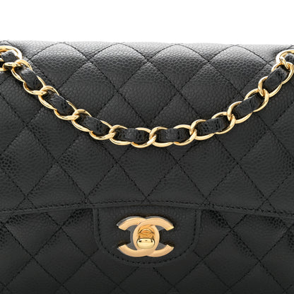 Chanel Caviar Quilted Small Double Flap Black 8 of 11