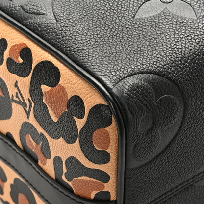 Louis Vuitton Empreinte Monogram Giant Wild At Heart Speedy Bandouliere 25 Black 7 of 10