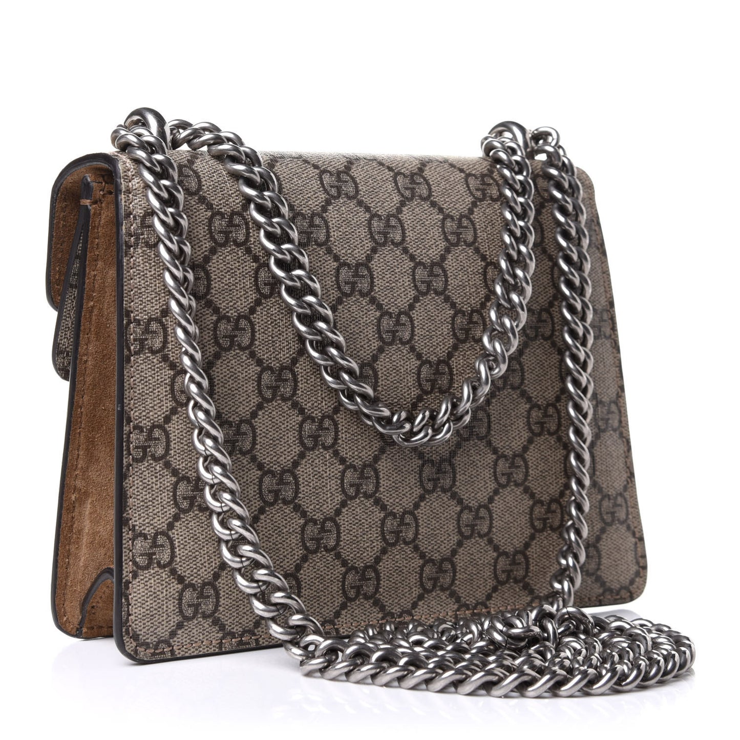 GG Supreme Monogram Mini Dionysus Shoulder Bag Taupe