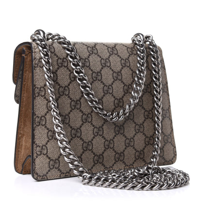 Gucci GG Supreme Monogram Mini Dionysus Shoulder Bag Taupe 3 of 12