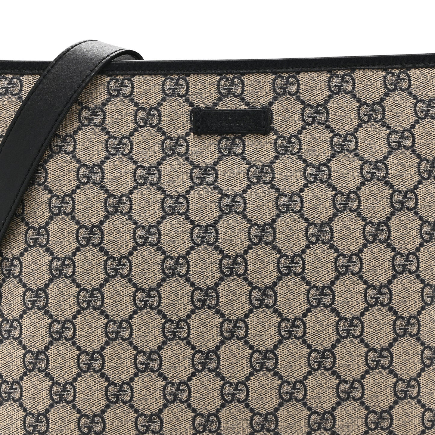 GG Plus Monogram Medium Flat Messenger Bag Navy