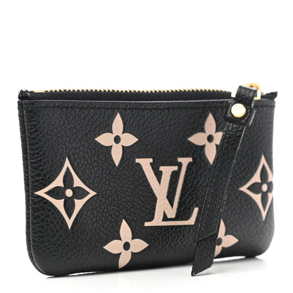 Louis Vuitton Empreinte Monogram Giant Key Pouch Black Beige 3 of 6