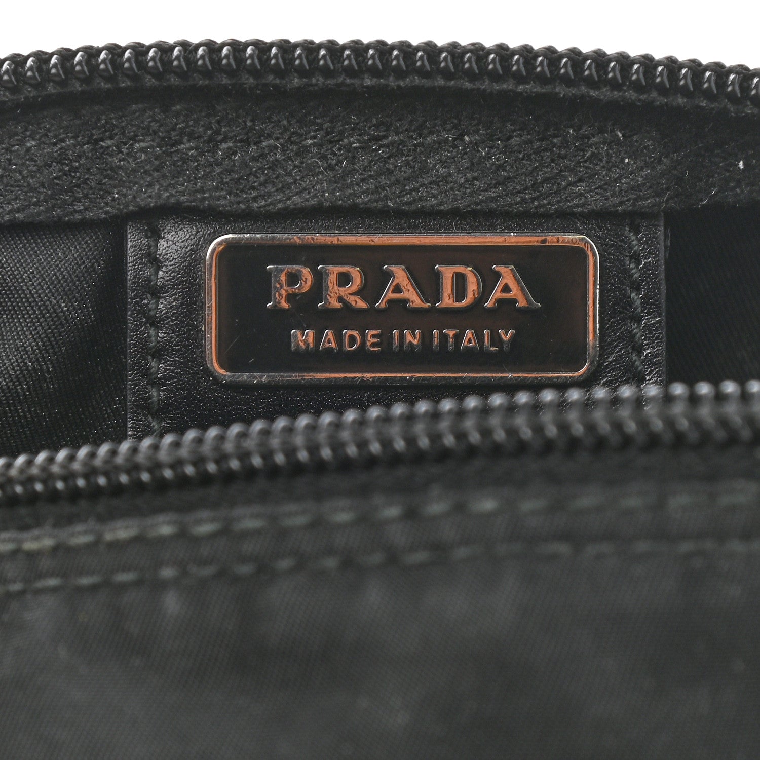 Prada Nylon Tessuto Cosmetic Pouch Black 6 of 6