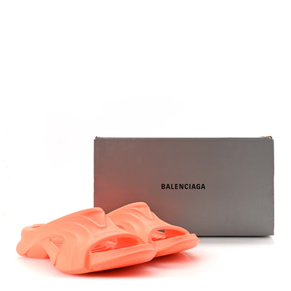 Balenciaga Rubber Womens Mold Slide Sandals 38 Fluo Orange 9 of 9