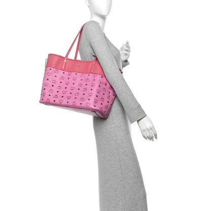 MCM Visetos Aren Tote Pink 2 of 12