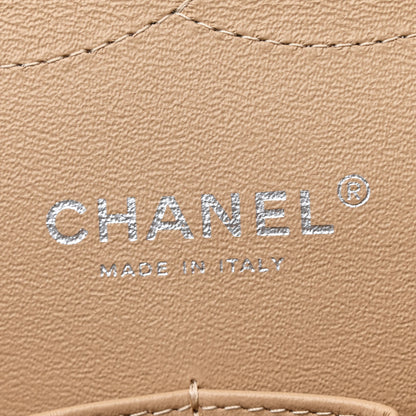 Chanel Patent Quilted Jumbo Double Flap Beige 6 of 13