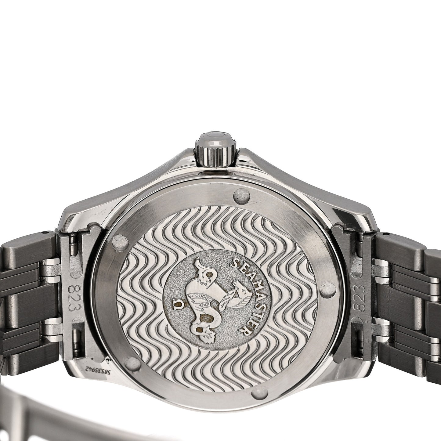 Stainless Steel 36mm Seamaster Quartz Watch White 2511.20